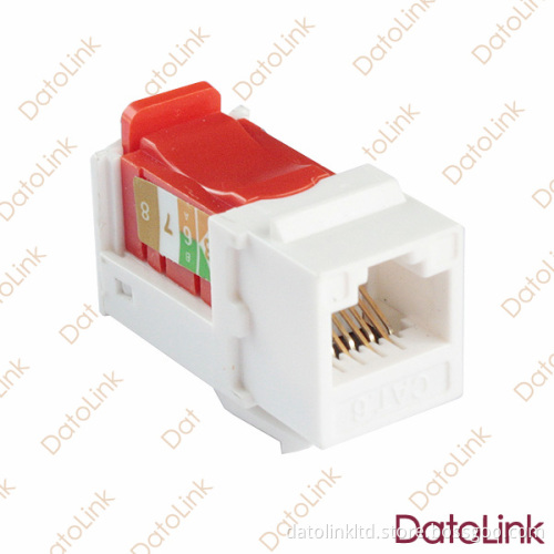 Keystone Jack2, CAT6, UTP, 90 Degree